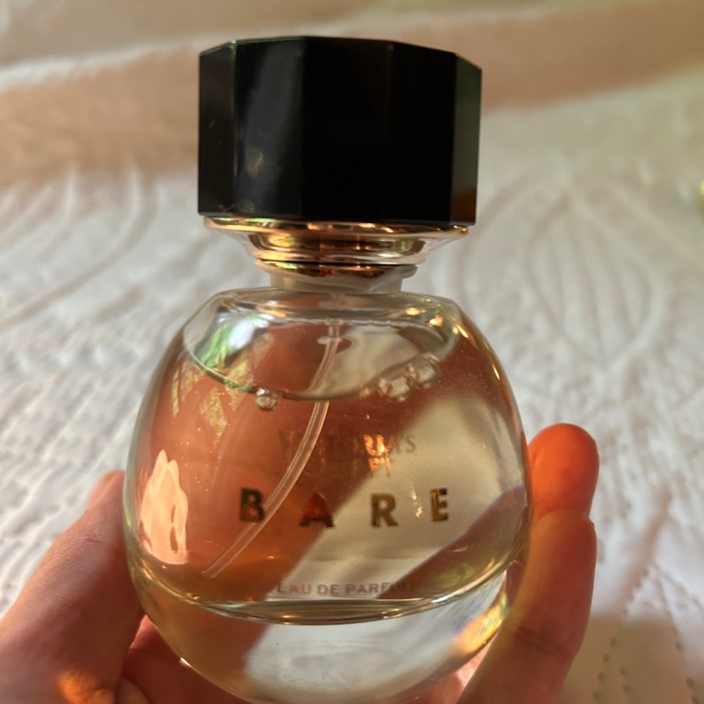 Victoria's Secret Gold and Black Fragrance Bottle